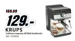 MediaMarkt KRUPS Cafetera express XP384E Authentic oferta