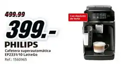 MediaMarkt PHILIPS Cafetera superautomática EP2331/10 LatteGo oferta