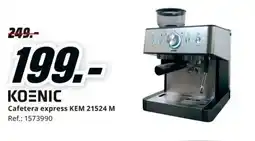 MediaMarkt KOENIC Cafetera express KEM 21524 M oferta
