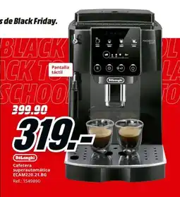 MediaMarkt DELONGHI Cafetera superautomática ECAM220.21.BG oferta
