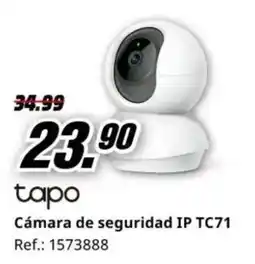 MediaMarkt TAPO Cámara de seguridad IP TC71 oferta