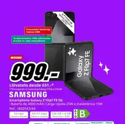 MediaMarkt SAMSUNG Smartphone Galaxy Z Flip7 FE 5G oferta