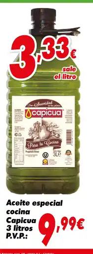 Proxi CAPICUA Aceite especial cocina oferta
