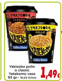 Proxi YATEKOMO Yakisoba pollo o classic oferta