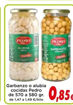 Proxi PEDRO Garbanzo o alubia cocidas oferta