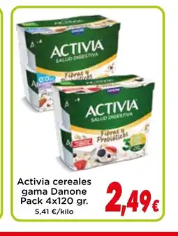Proxi ACTIVIA cereales gama oferta