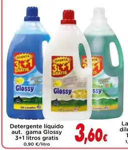 Proxi GLOSSY Detergente líquido aut. gama oferta