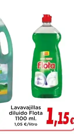 FLOTA Lavavajillas diluido
