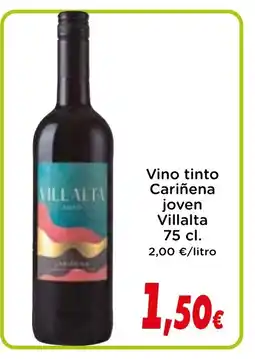 Proxi VILLALTA Vino tinto Cariñena joven oferta