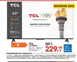 Worten TCL Tv 43p61k oferta