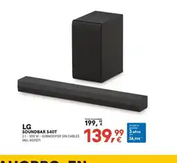 Worten LG Soundbar s40t oferta
