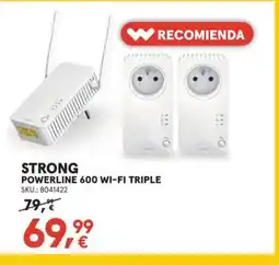 Worten STRONG Powerline 600 wi-fi triple oferta
