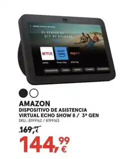 Worten AMAZON Dispositivo de asistencia virtual echo show 8 / 3ª gen oferta