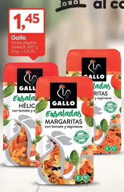 Suma Supermercados GALLO Pasta vegetal varietat oferta
