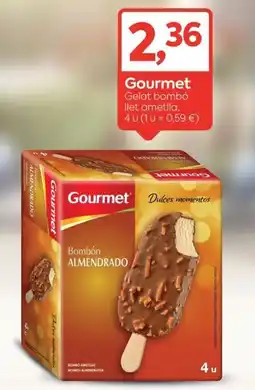 Suma Supermercados GOURMET Gelat bombó llet ametlla oferta