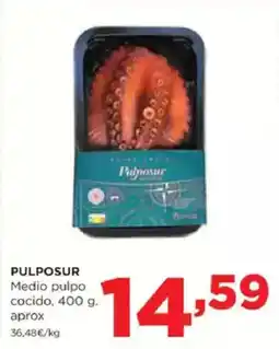 Alimerka PULPOSUR Medio pulpo cocido oferta