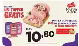 Alimerka Por la compra de jamón cocido al corte naturarte oferta