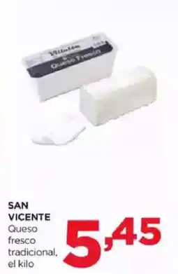 Alimerka SAN VICENTE Queso fresco tradicional oferta