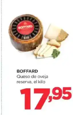 Alimerka BOFFARD Queso de oveja reserva oferta