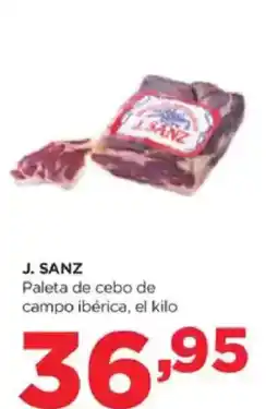 Alimerka J. SANZ Paleta de cebo de campo ibérica oferta