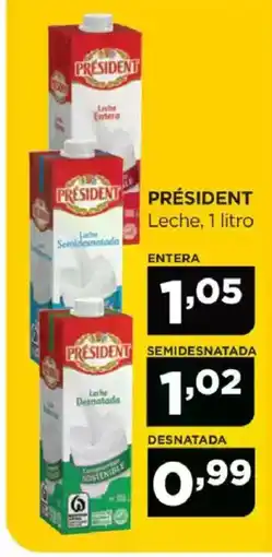 Alimerka PRÉSIDENT Leche oferta