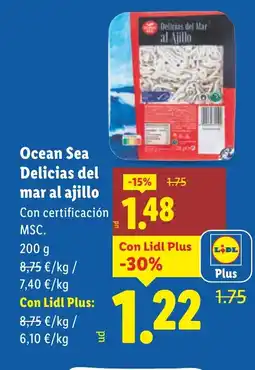 Lidl OCEAN SEA Delicias del mar al ajillo oferta