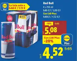 Lidl RED BULL oferta