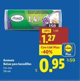 Lidl AROMATA Bolsas para bocadillos oferta