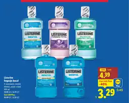 Lidl LISTERINE Enguaje bucal oferta