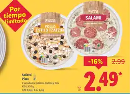 Lidl SALIETTI Pizza oferta