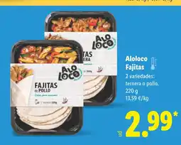 Lidl ALOLOCO Fajitas oferta