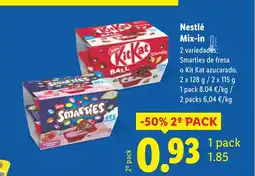 Lidl Nestlé Mix-in oferta