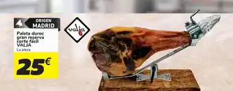 Carrefour Paleta Duroc Gran Reserva Corte Fácil Valja La Pieza oferta