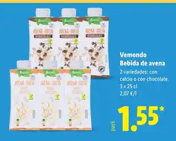 Lidl VEMONDO Bebida de avena oferta