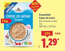 Lidl CROWNFIELD Copos de avena oferta