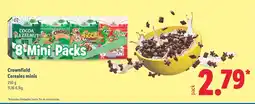 Lidl CROWNFIELD Cereales minis oferta