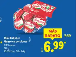 Lidl MINI BABYBEL Queso en porciones oferta