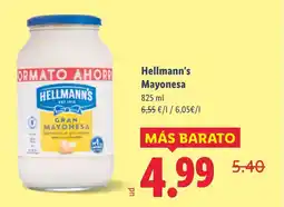 Lidl HELLMANN'S Mayonesa oferta