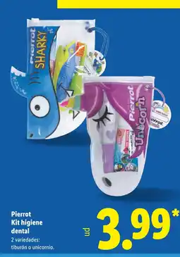 Lidl PIERROT Kit higiene dental oferta