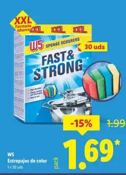 Lidl W5 Estropajos de color oferta