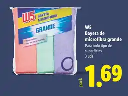 Lidl W5 Bayeta de microfibra grande oferta