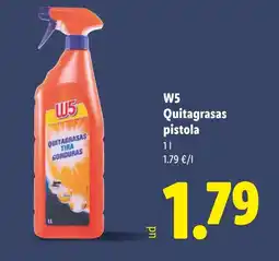 Lidl W5 Quitagrasas pistola oferta