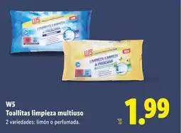Lidl W5 Toallitas limpieza multiuso oferta