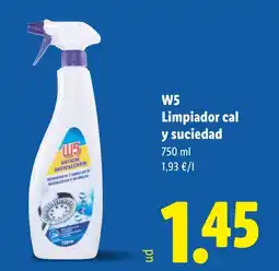 Lidl W5 Limpiador cal y suciedad oferta