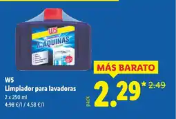 Lidl W5 Limpiador para lavadoras oferta