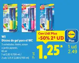 Lidl W5 Discos de gel para el WC oferta