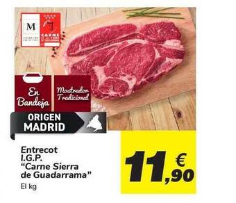 Carrefour Entrecot I.g.p. Carne Sierra De Guadarrama oferta