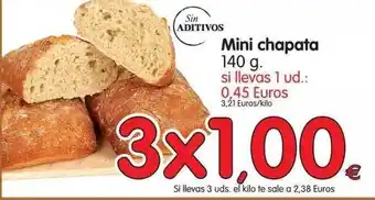 Alimerka Mini Chapata 140g oferta