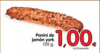 Alimerka Panini De Jamón York 120g oferta