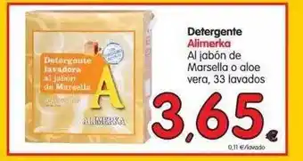 Alimerka Alimerka Detergente Al Jabón De Marsella O Aloe Vera oferta